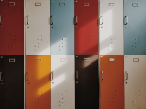 Various Colored Lockers