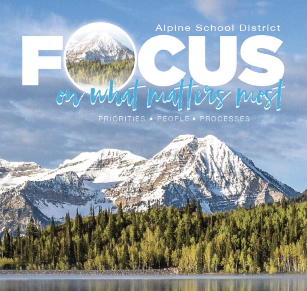 Focus logo with mountains